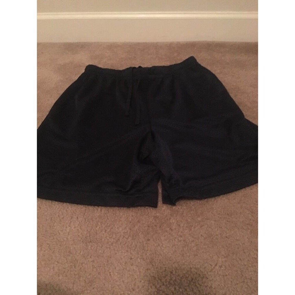 Starter Men's Athletic Mesh Shorts Lined Size M 32-34 Navy Blue